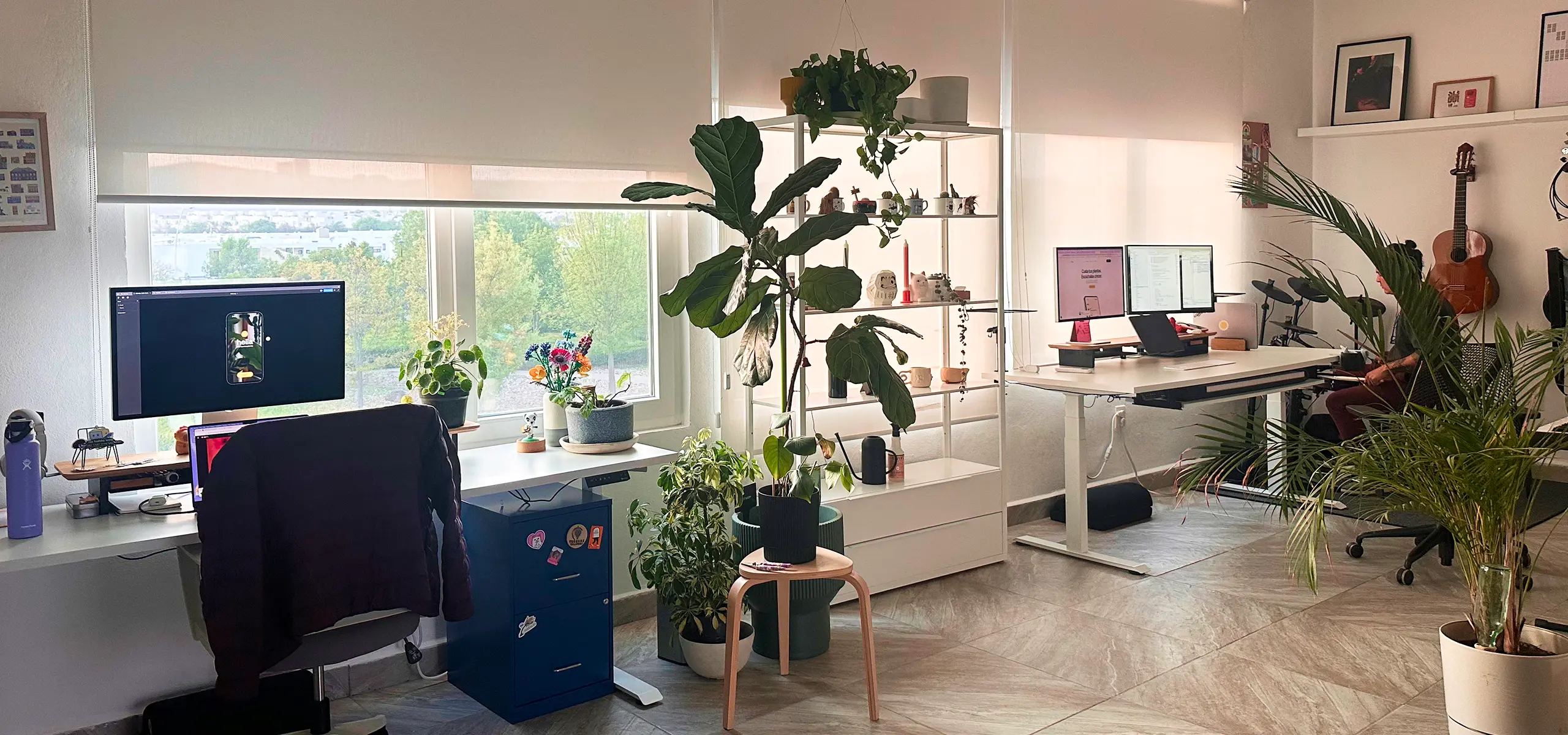 Our team working together